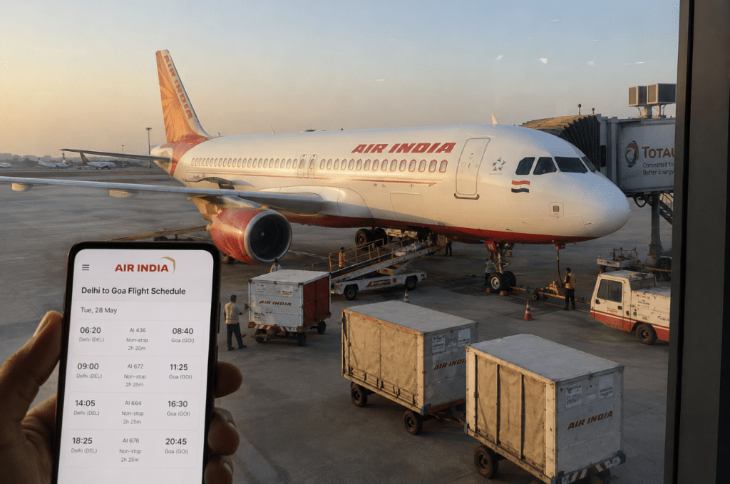 Delhi to Goa Flight Schedule: How to Choose the Best Departure Time
